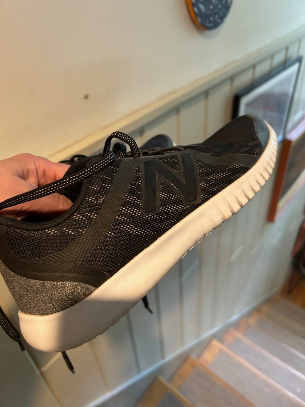 Black and gray New Balance Ultra sneakers women's size 9